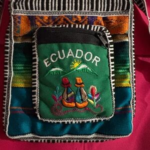 Colorful Ecuador Embroidered crossbody bag